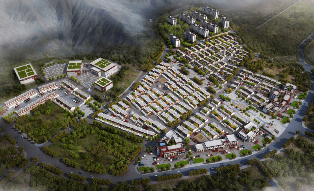 拉萨影视雪顿古镇